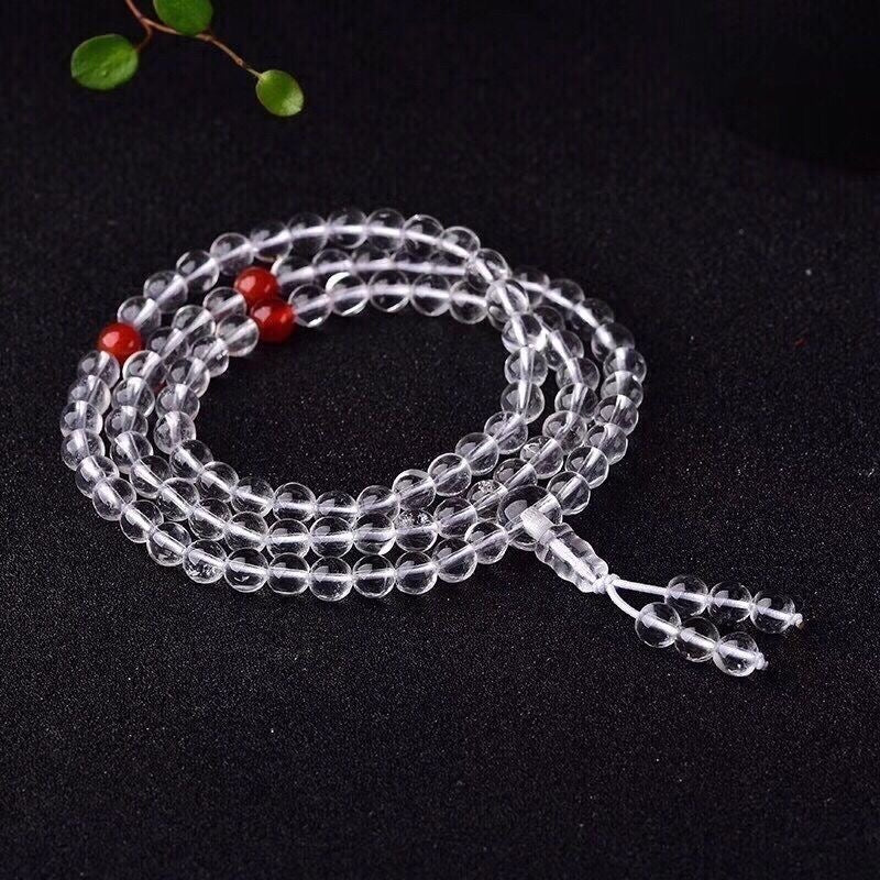 Natural White crystal Bracelet -【Attract Energy and Good Luck】