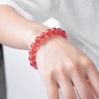Pure Natural Strawberry Quartz Bracelet -【Attract Love & Fate】