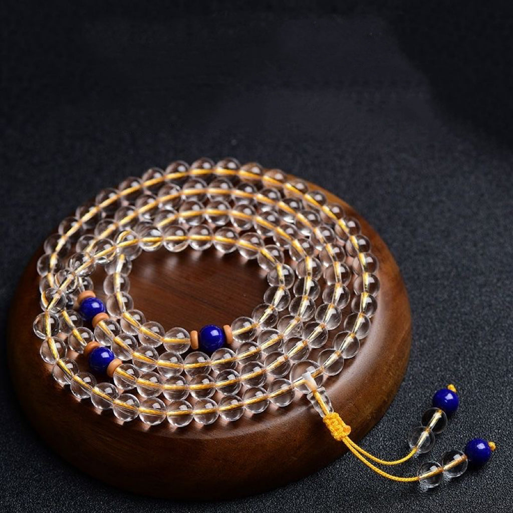 Natural White crystal Bracelet -【Attract Energy and Good Luck】