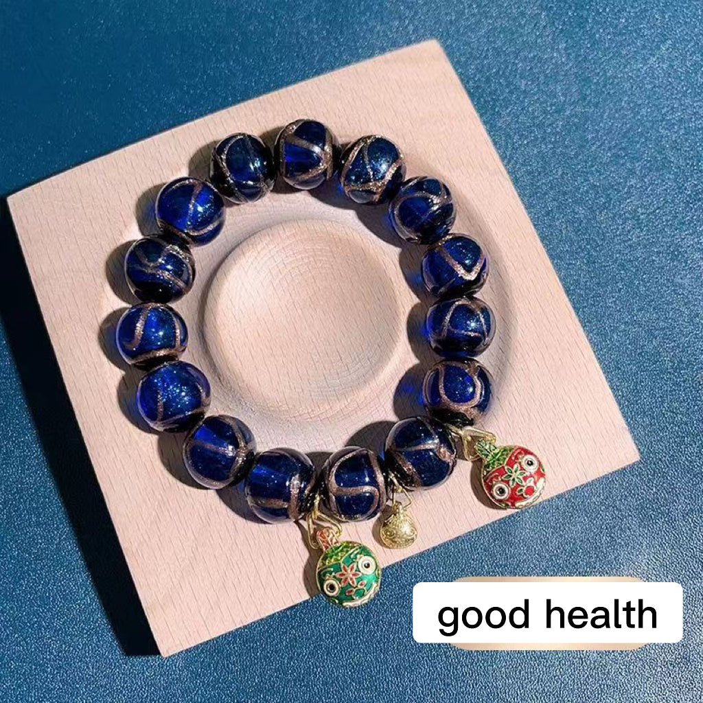 Incense ash colored glaze Bracelet -【Spiritual Connection & Enhance Happiness】
