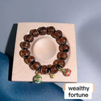 Incense ash colored glaze Bracelet -【Spiritual Connection & Enhance Happiness】