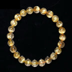 Golden Hair Crystal Bracelet Rutilated Quartz-【Attract Wealth & Gather Energy】