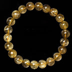 Golden Hair Crystal Bracelet Rutilated Quartz-【Attract Wealth & Gather Energy】