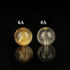 Golden Hair Crystal Bracelet Rutilated Quartz-【Attract Wealth & Gather Energy】