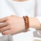 Rare Copper Rutilated Quartz Bracelet -【Enhance Wealth & Improve Career】