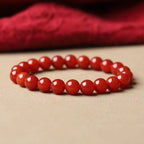 Natural Red Agate Chalcedony Bracelet -【Beautify Skin & Prolong Life】