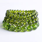 Energizing Peridot Crystal Bracelet -【Enhance Energy Aura & Relieves Anxiety】