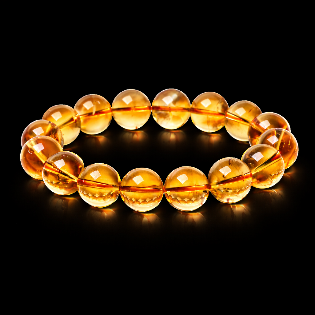 Citrine Bracelet- Natural 9A Grade Citrine -【Greatly Attract Wealth】